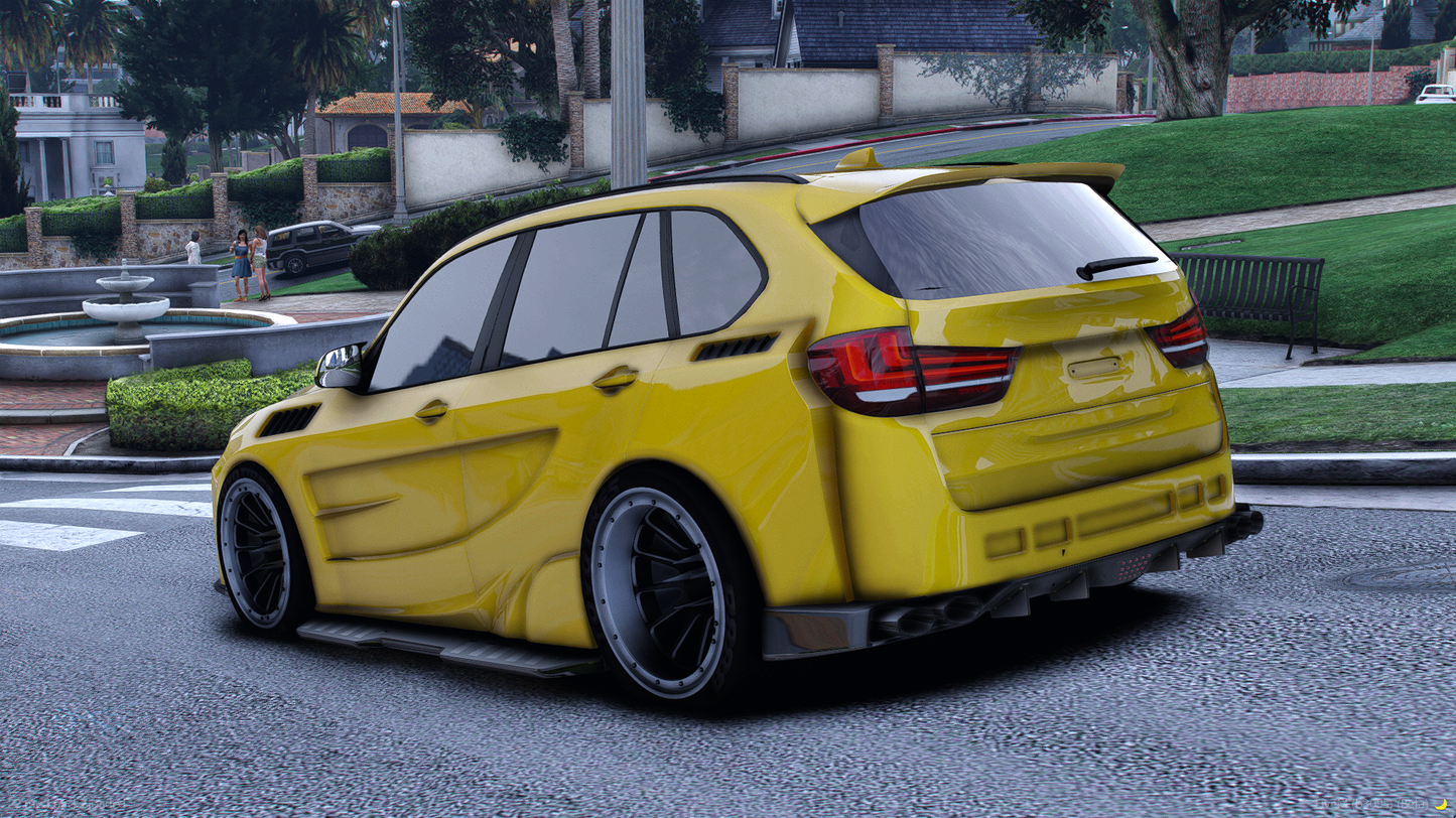 BMW X5 Abflug