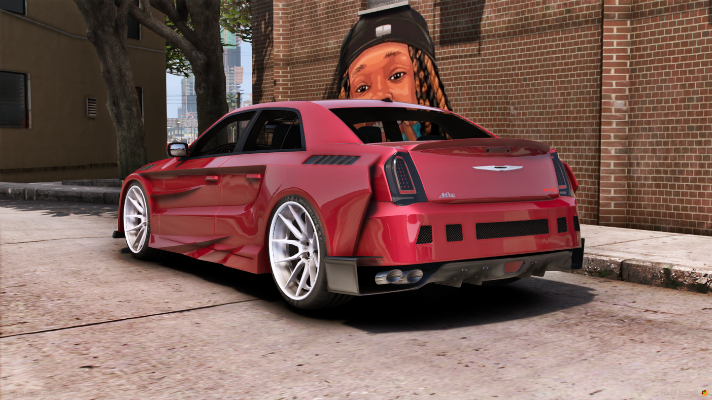 Chrysler 300 SRT Abflug