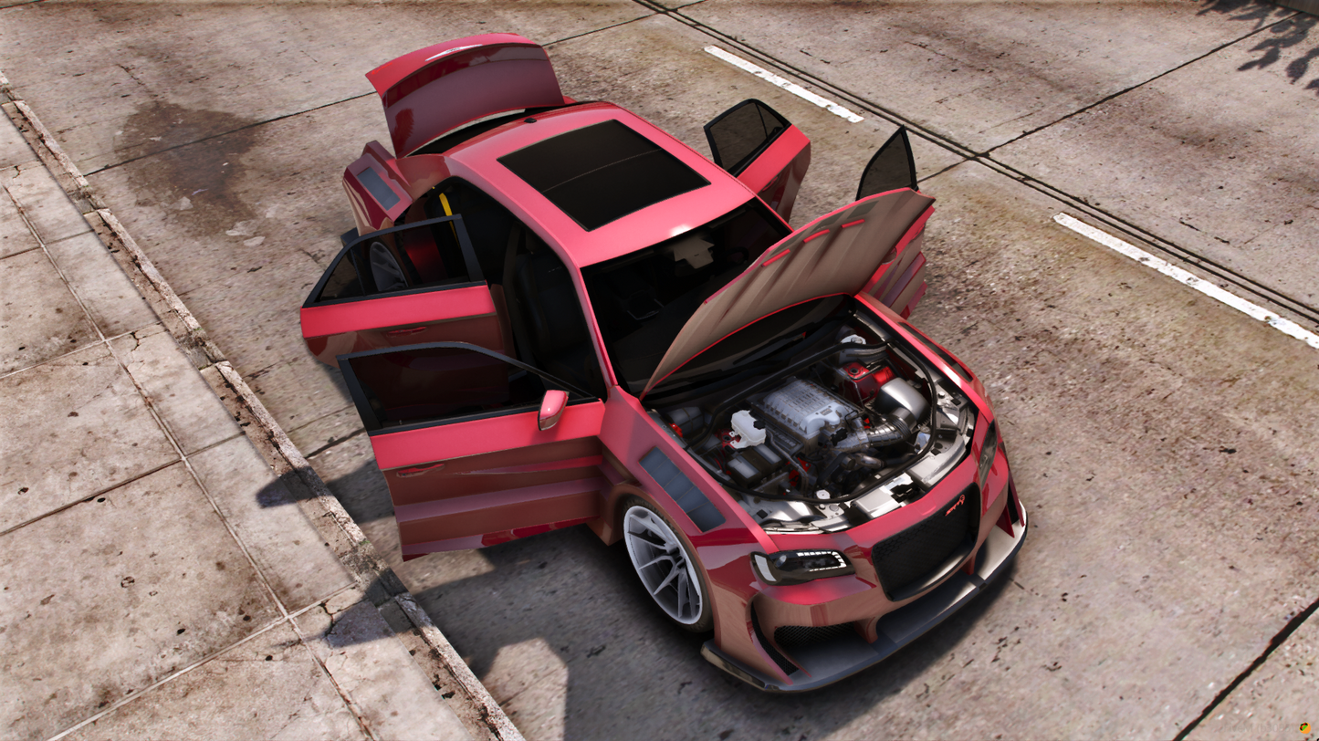 Chrysler 300 SRT Abflug