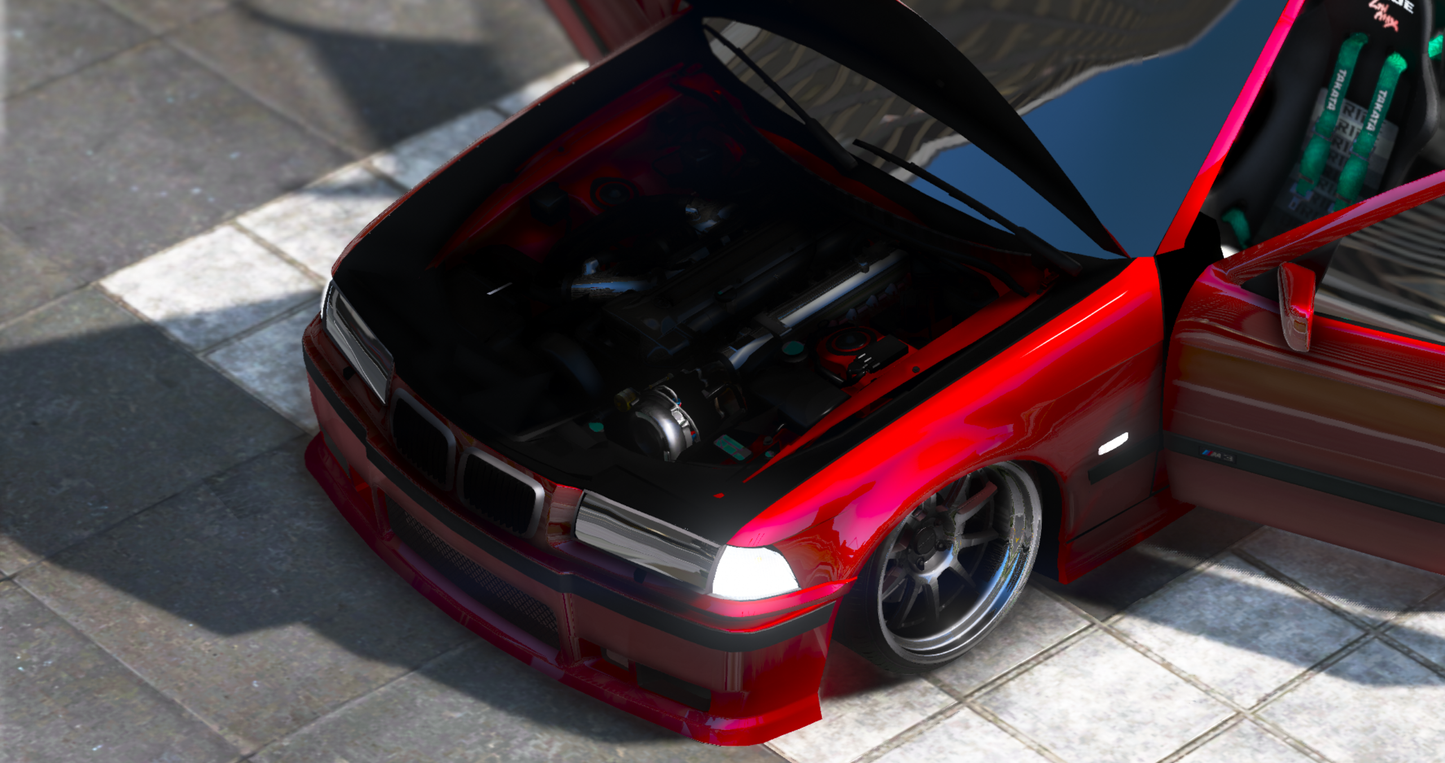 Bmw E36 M3 Stance 2JZ Custom