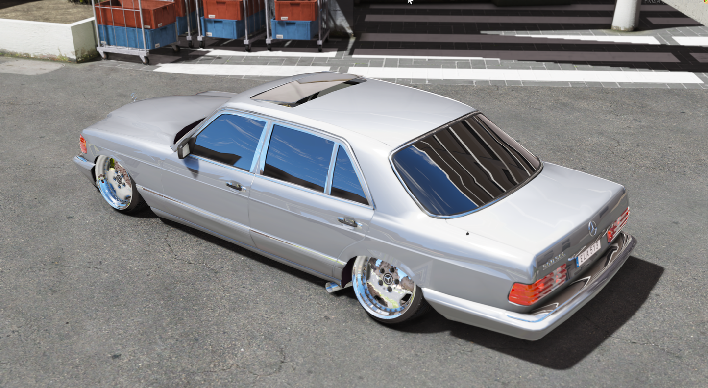 Mercedes W126 Airift | Cent