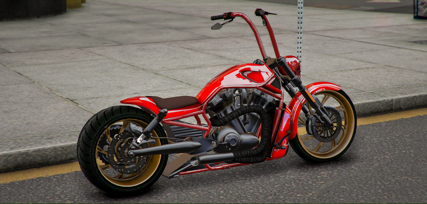 Harley Davidson V Rod Widow Ape