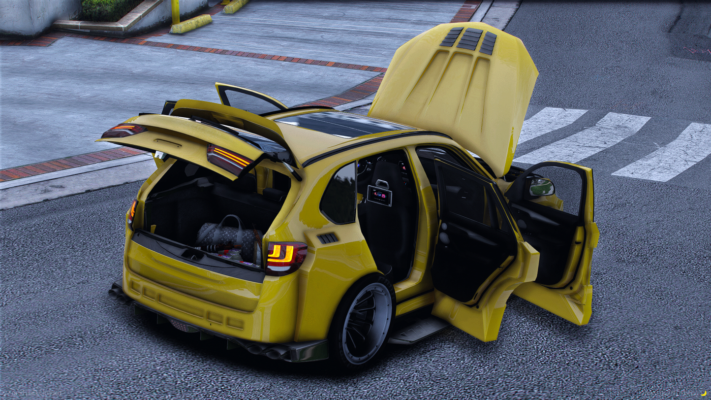 BMW X5 Abflug