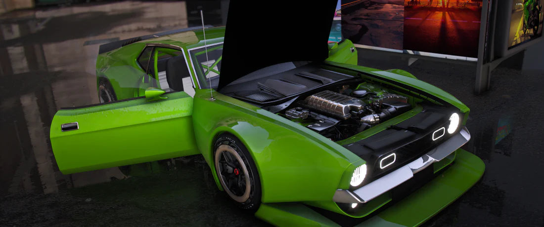 (Lore Friendly) Mach1 as a Widebody Cyberpunk Style Machine (Addon Sound + Tuning Parts)