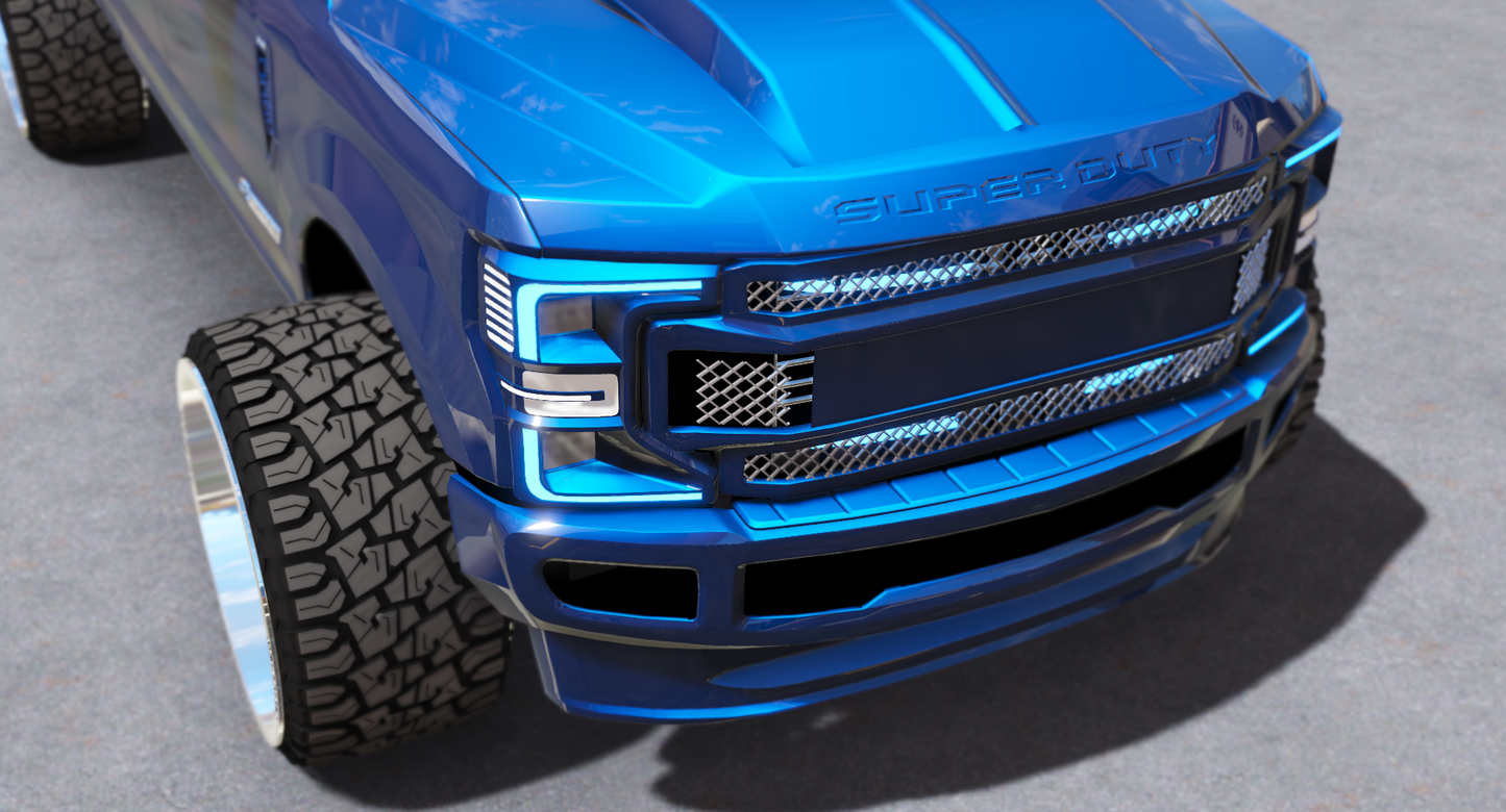 Ford F350 2021 (6 Seater) Changeable Color On Lights | Cent