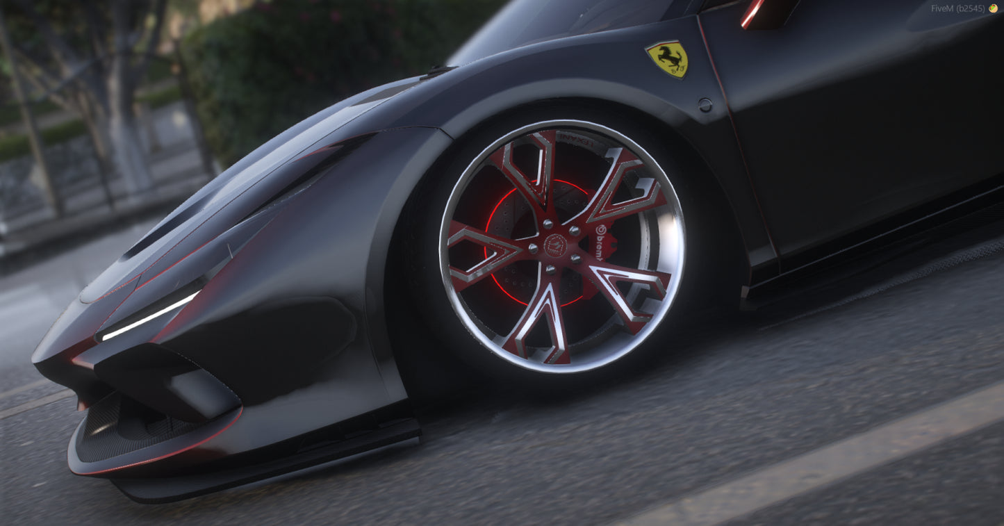 Ferrari F8 Tributo Slammed