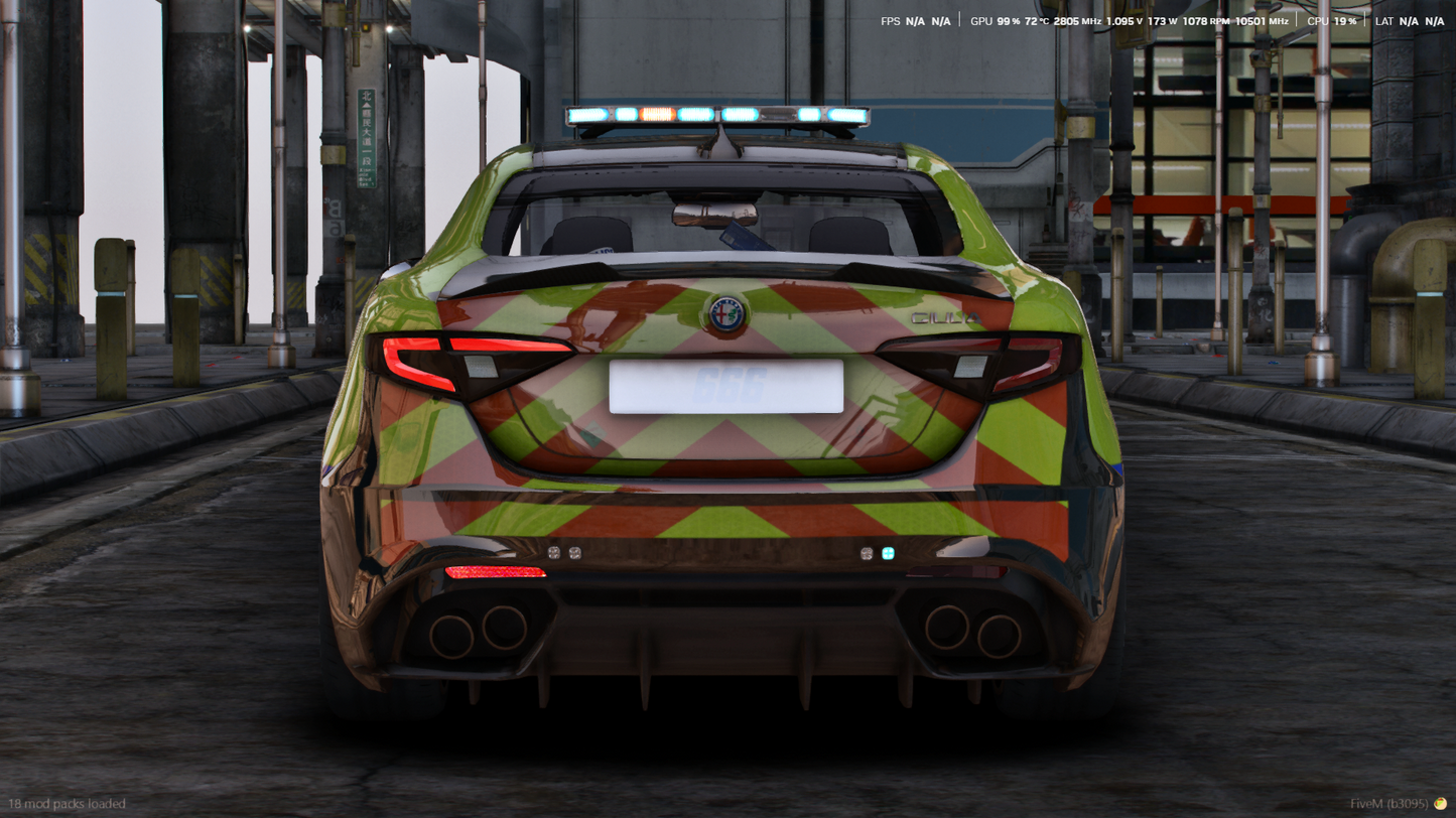 Metropolitan Police Alfa Romeo Giulia Quadrifoglio 2016