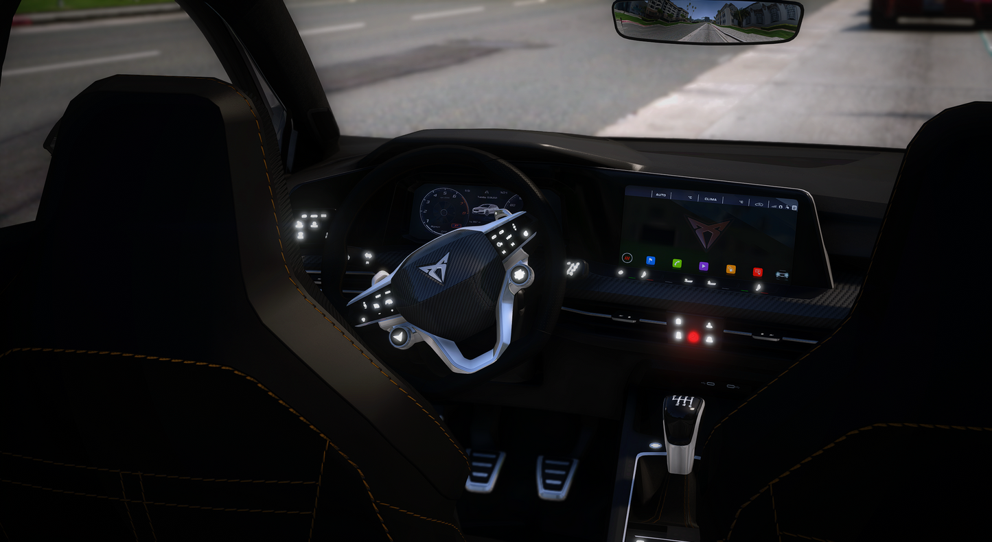 (Badged/Debadged) Cupra Leon 2021 (Animated Roof + Tuning Parts)