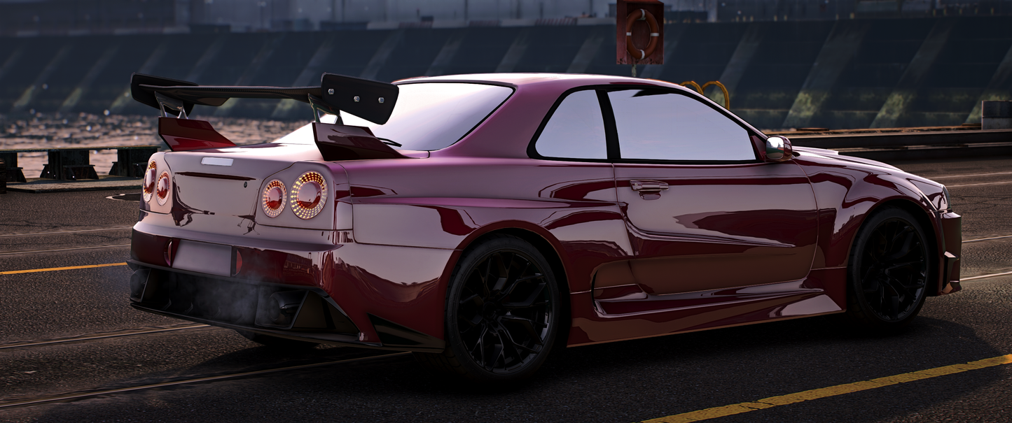 (Debadged) Nissan GTR R34 Ozgun