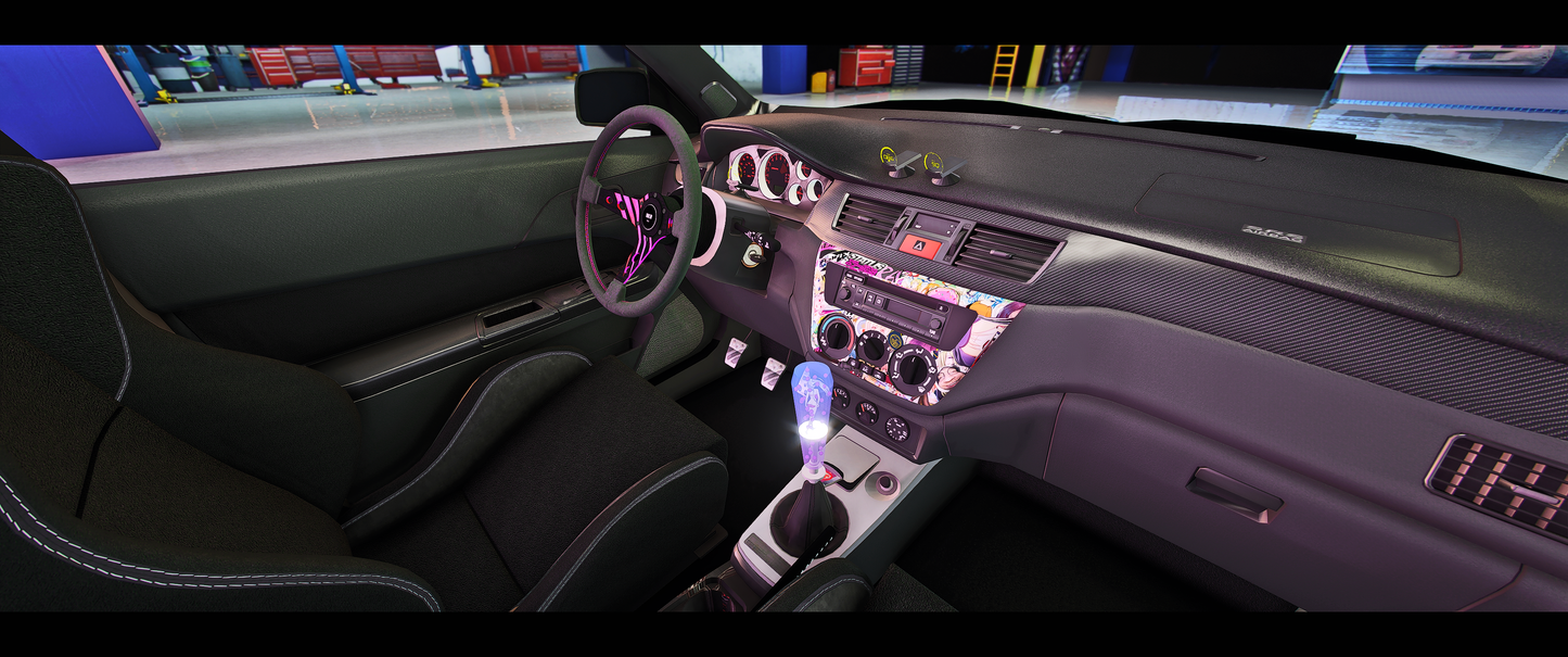 (Debadged) Mitsubishi Evo Abflug