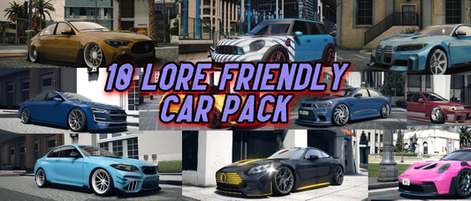 Lore Friendly Car pack ( 10 Cars )