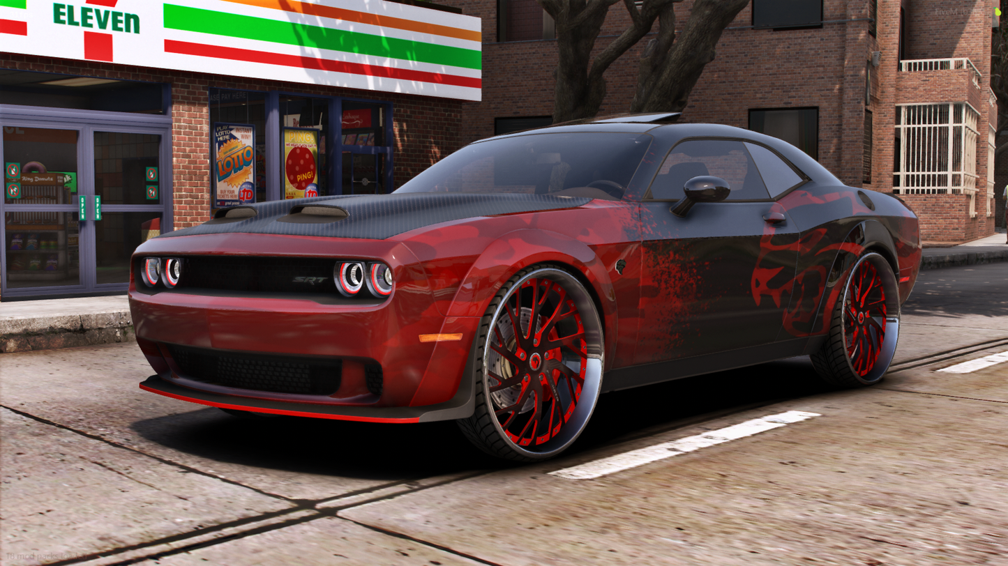 Dodge Challenger Hellcat Redeye On Forgiatos