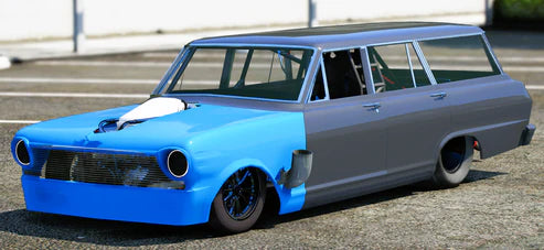 (Debdaged) 1964 Chevrolet Nova Station Wagon Drag