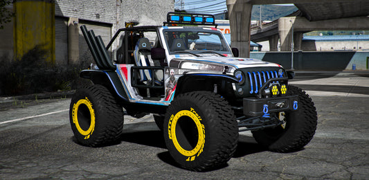 Jeep Trailcat PlayStation 5 God of War [Dinamic Lights]