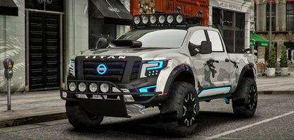 Heavy Duty Off-Road Nissan Titan 4x4 (8 Seater)
