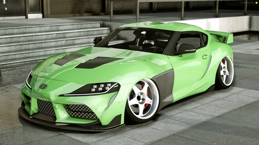 Slammed Toyota GR Supra MK5 FLUXTER