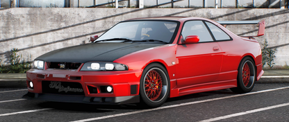 Nissan Skyline GT-R R33 (75 + Tuning Parts)