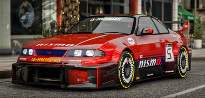Nissan Skyline GTR R33 1993 Liberty Walk Super Silhouette