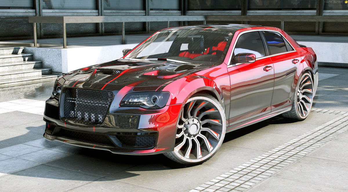 (Debadged) 2020 Chrysler 300 SRT Hellcat On 26s – The Garage