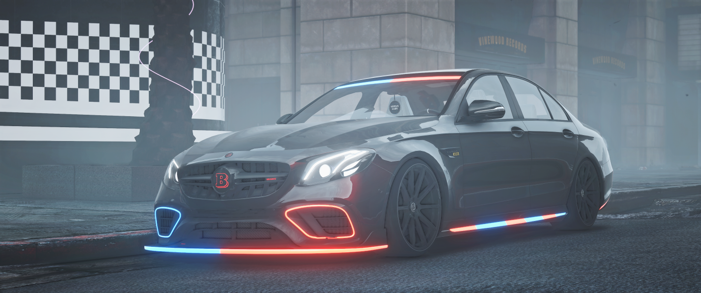 2019 Brabus E63  B800 Police Modern Lights