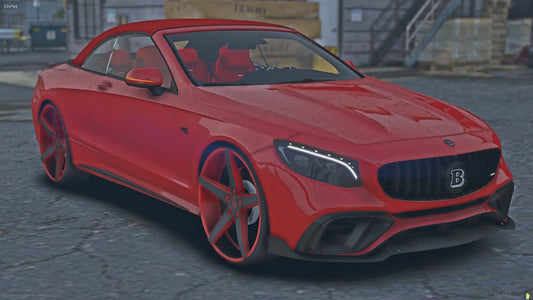 2019 Mercedes-Brabus S900 V12 Convertible on 28s Lexanis Auto-Roof
