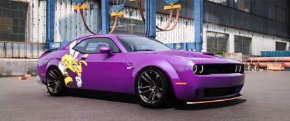 2020 Dodge Challenger Scatpack Widebody (Multiple Livery's And Animated Windows)