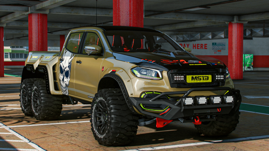 Mercedes Benz x Class MS-13 Gang Edition