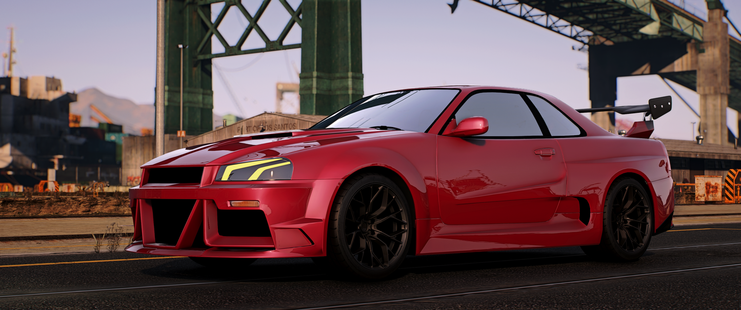 (Debadged) Nissan GTR R34 Ozgun