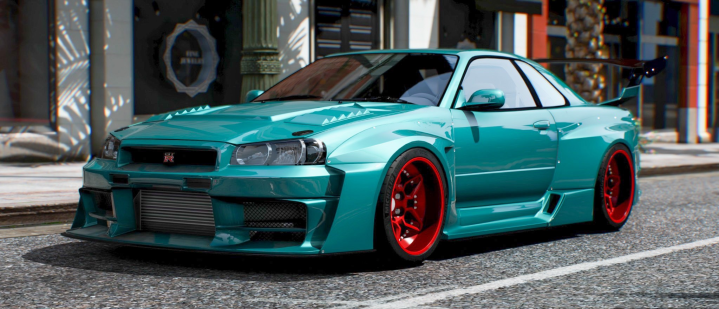 Nissan R34 Hugo Silvia
