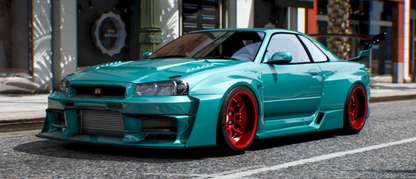 Nissan R34 Hugo Silvia