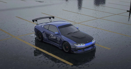 Custom Drift Tuned Animated Nissan Silvia S15