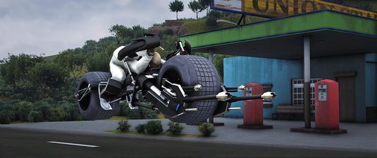 Flying Batpod Fly