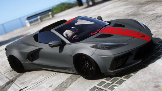 Custom Widebody Chevrolet Corvette C8 Twin-Turbo (Extras + Removal Roof)