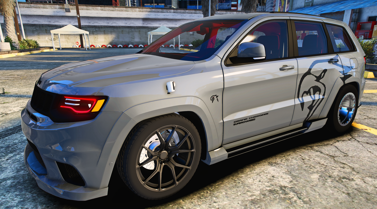Custom Trackhawk Custom Tuned Drag Spec JEEP Grand Cherokee Trackhawk with Custom Props ...