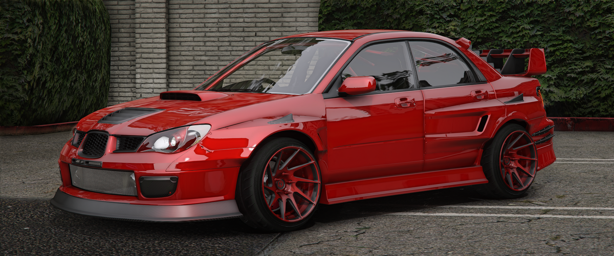 (Debadged) SUBARU WIDEBODY STANCED WRZ – The Garage
