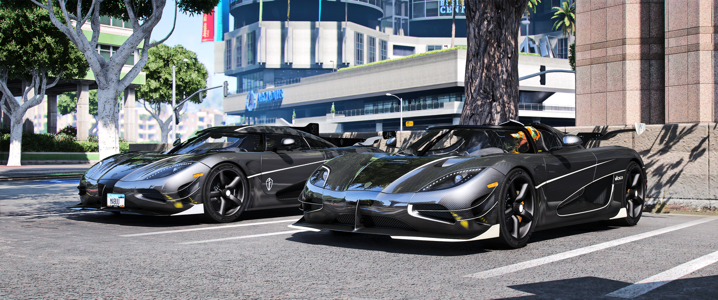 Koenigsegg Agera RS FE VADER vs THOR (Pack)