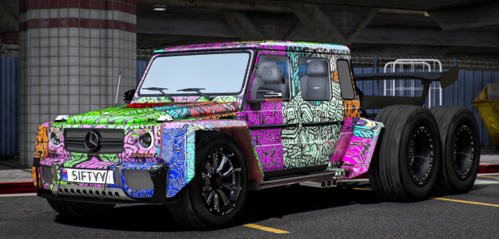 Mercedes G63 6x6 Demon (5 Liveries)