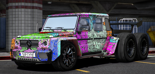 Mercedes G63 6x6 Demon (5 Liveries)