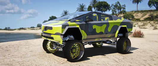 (Debadged) Tesla Cyber Track Sema