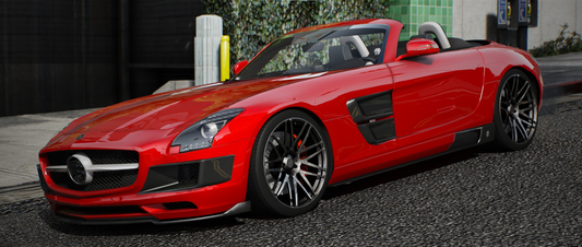 Mercedes Benz Brabus SLS 700 Roadster [Animated Roof]