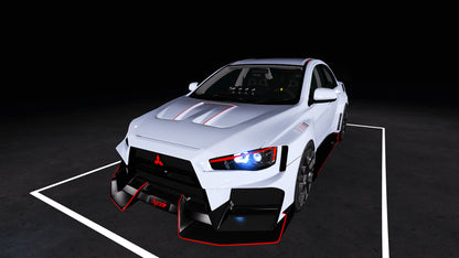 Custom Tuned Animated Mitsubishi Lancer Evolution Hycade V2 (Tuning)