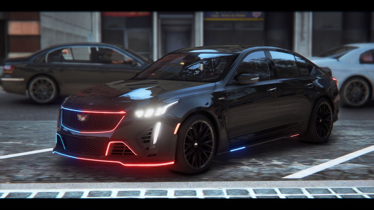 2022 Cadillac CT5V LEO (PD Unmarked) Animation Mirror