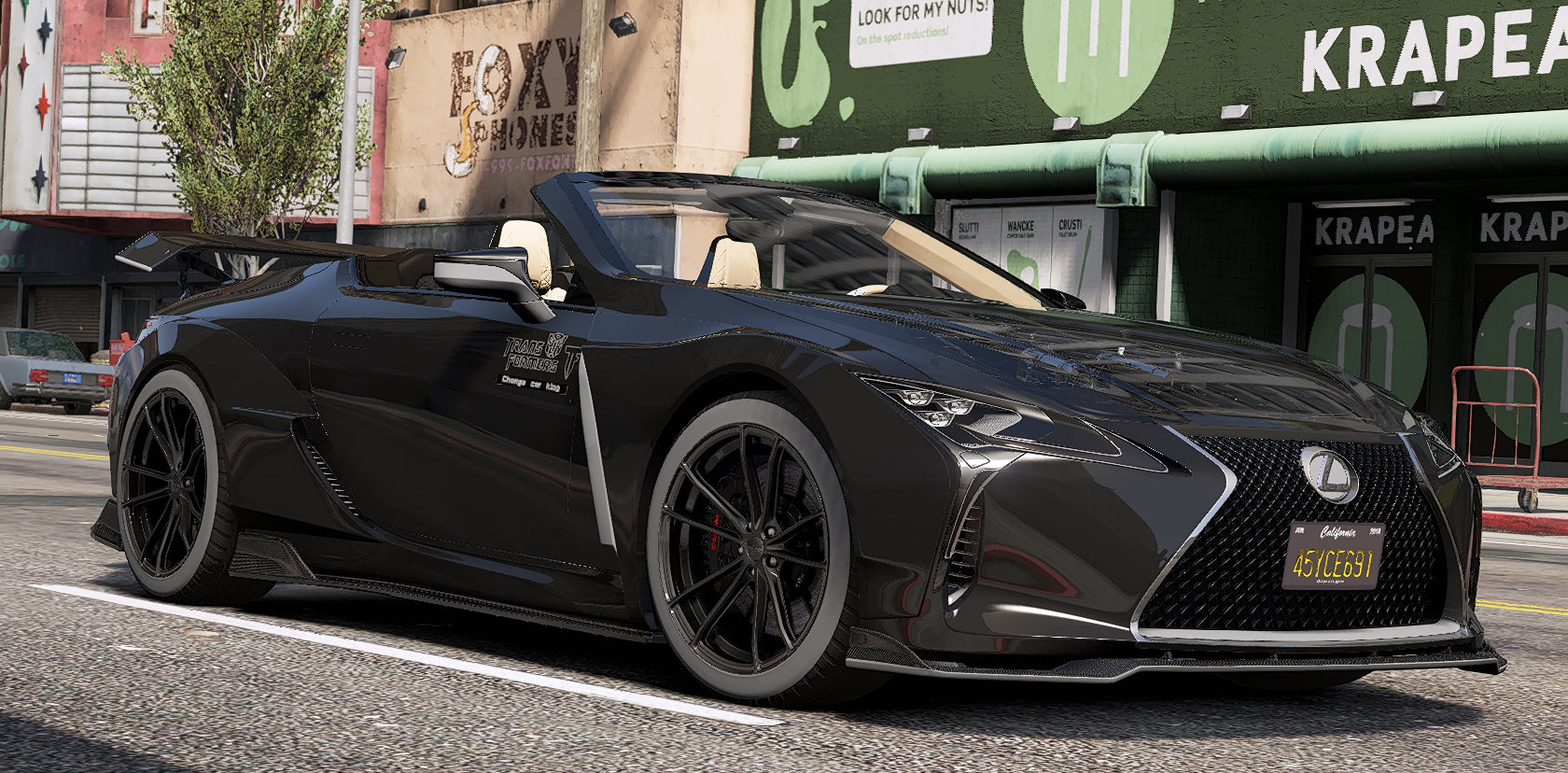 Lc500 Lexus Rear Light Infinity Lexus LC500 Convertible “The Transformers” Custom [Animated Lights ...