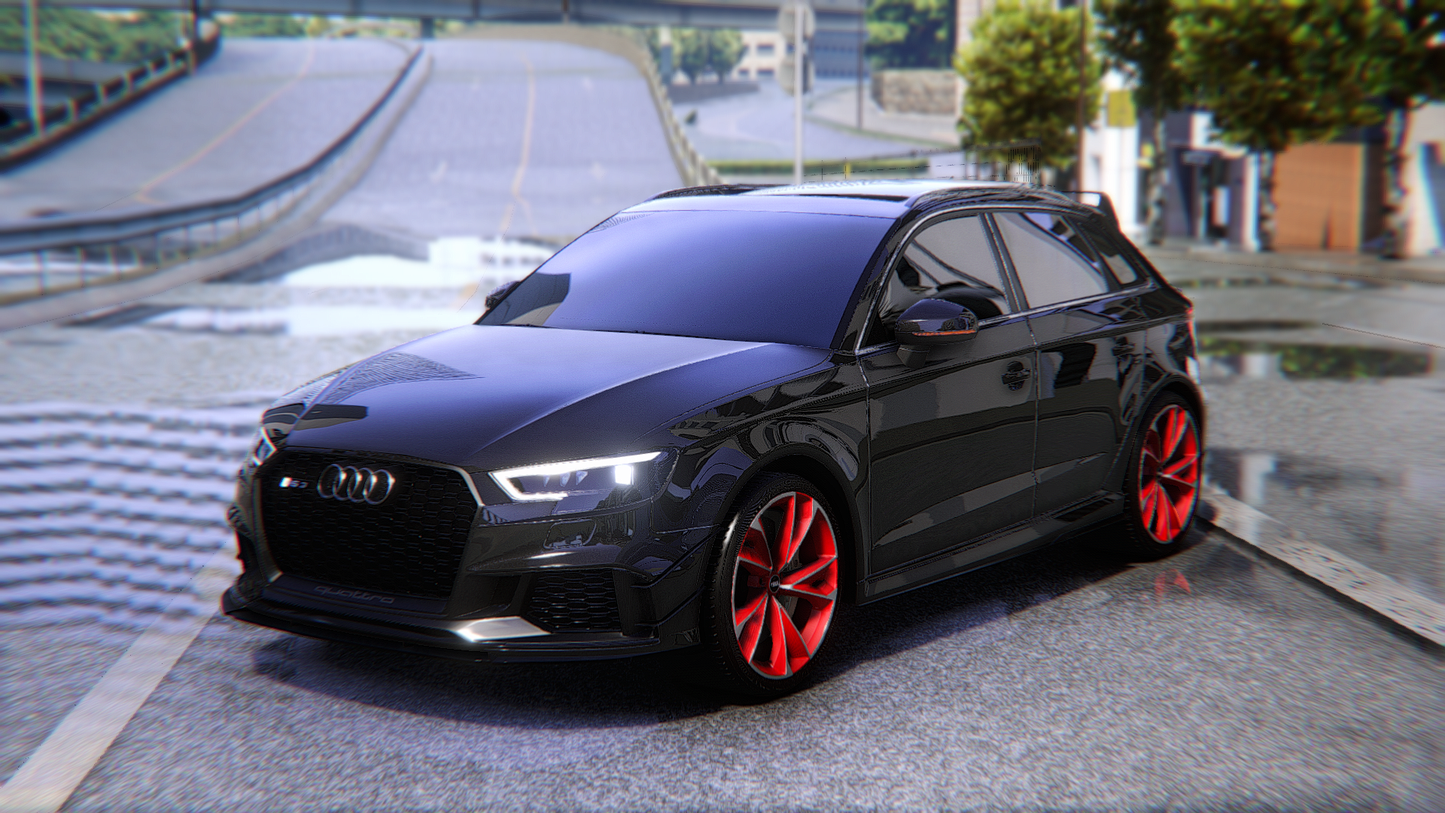 Audi RS3 Hatchback Revo (Animation Roof)