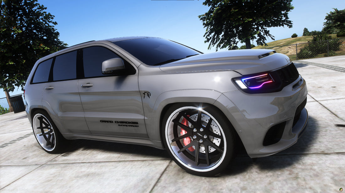 Custom Jeep Trackhawk on Rotiforms