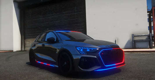 Audi RS3 8Y Police Modern Lights