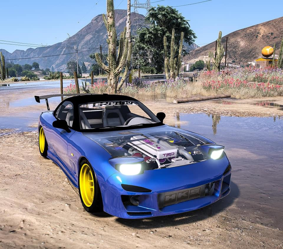 Mazda RX-7 Custom 2JZ Swapped