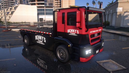 (Lore Friendly) MTL Dune flat bed recovery truck