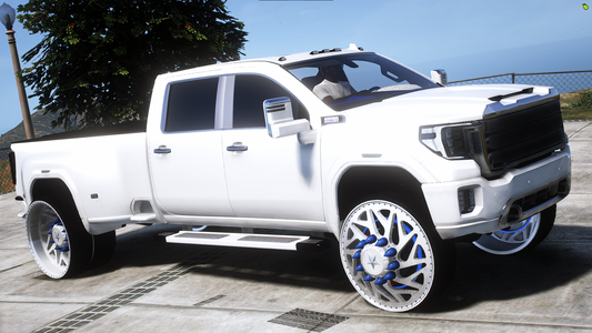 Custom GMC Sierra 3500HD Dually Crew Cab On American Force Forged Wheels