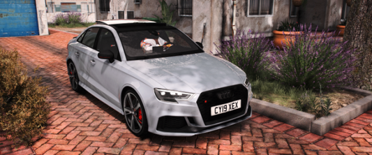 Audi RS3 8V Saloon (Animated Sunroof)